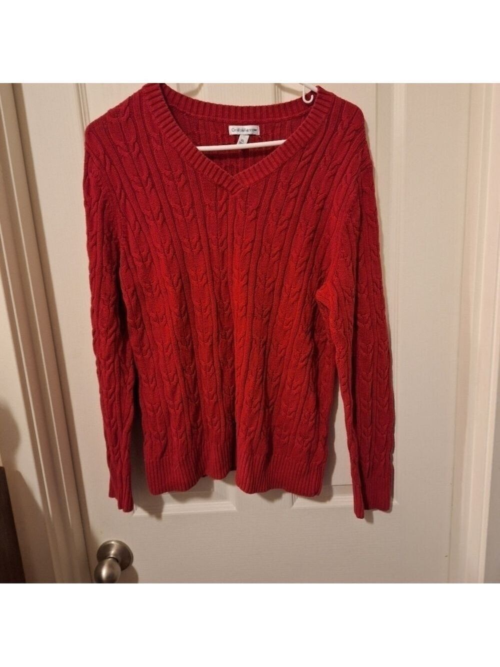 Croft & Barrow Red Sweater Extra Large